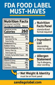 FDA compliance Requirements infographic