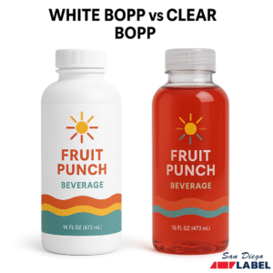 White Bopp vs Clear Bopp